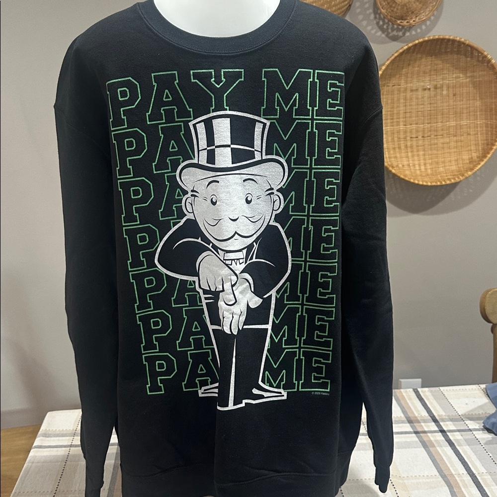 Monopoly Black Licensed Sweatshirt